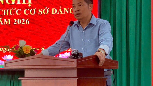 Đảng ủy xã Ngọc Linh tổ chức Hội nghị giao ban các tổ chức cơ sở đảng quý II năm 2026