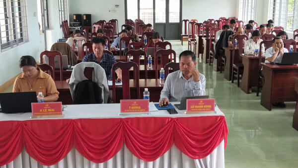 XÃ NGỌC LINH TỔ CHỨC HỘI NGHỊ SƠ KẾT CÔNG TÁC MẶT TRẬN 6 THÁNG ĐẦU NĂM 2026
